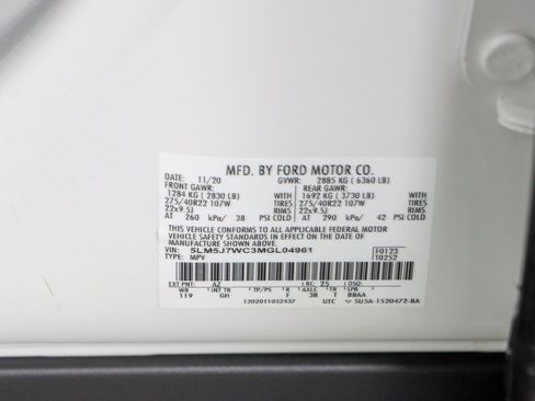 Used 2021 Lincoln Aviator Reserve w/ Equipment Group 201A image 35