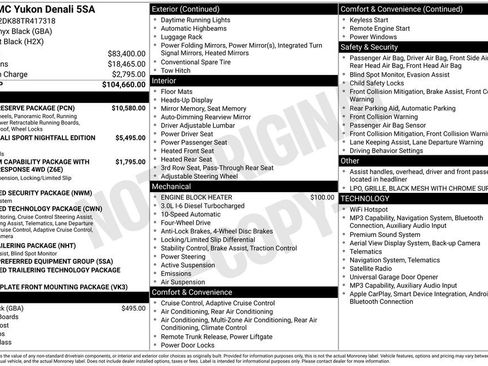 New 2026 GMC Yukon Denali w/ Denali Reserve Package AWD/4WD image 2