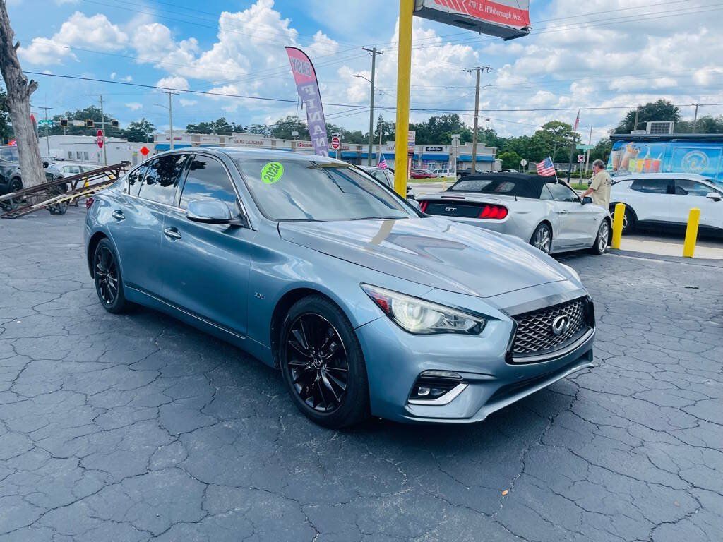 Used 2020 INFINITI Q50 Luxe RWD image 3