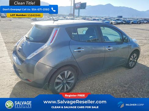 Used 2015 Nissan Leaf SV w/ LED & Quick Charge Package FWD image 4