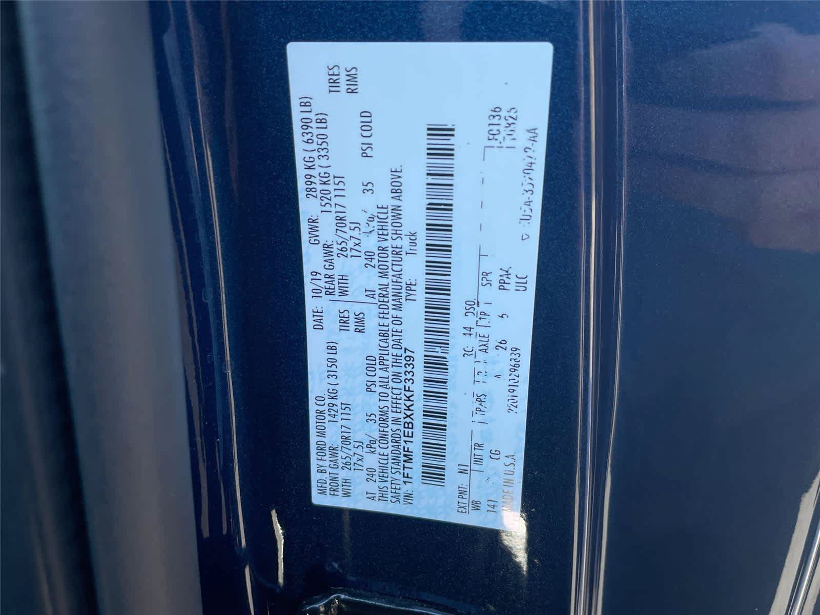 Used 2019 Ford F150 XL w/ Equipment Group 101A Mid AWD/4WD image 26