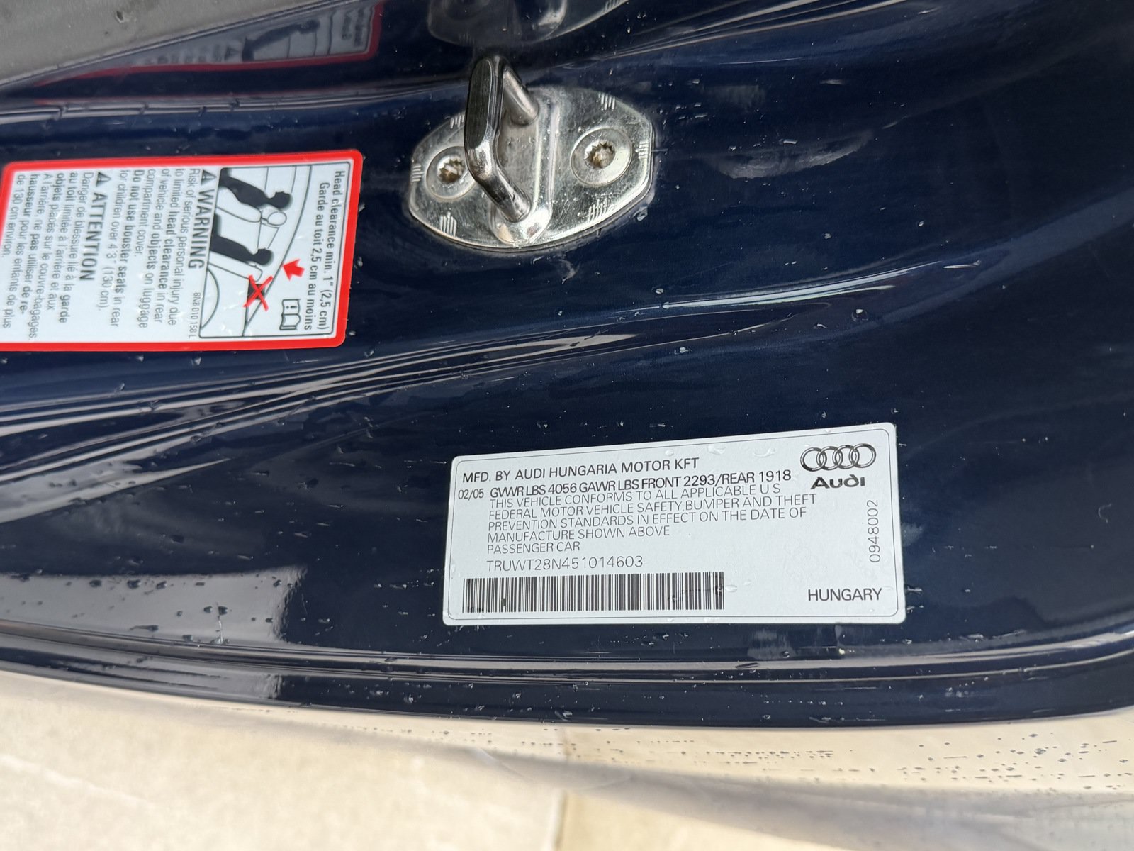 Used 2005 Audi TT 1.8T AWD/4WD image 10