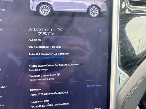 Used 2017 Tesla Model X 100D AWD/4WD image 10