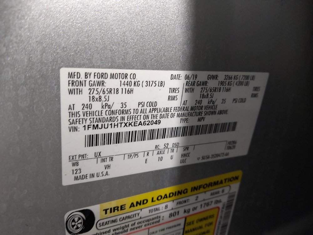 Used 2019 Ford Expedition XLT w/ Equipment Group 201A RWD image 33