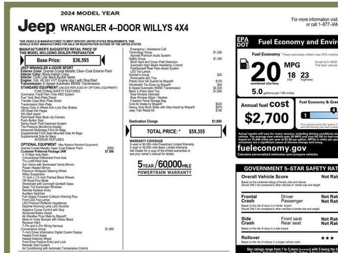 Used 2024 Jeep Wrangler Willys image 2