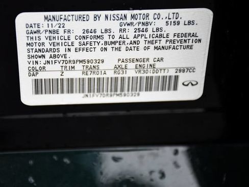 Used 2023 INFINITI Q50 Red Sport 400 w/ Black Opal Edition AWD/4WD image 27