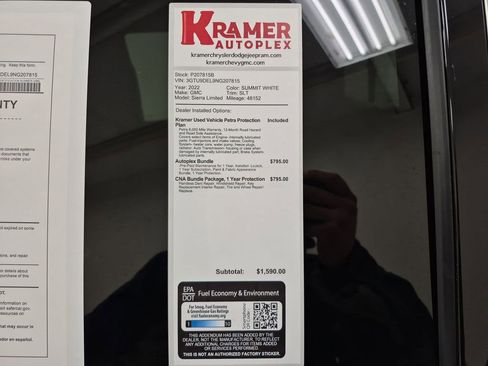 Used 2022 GMC Sierra 1500 SLT w/ SLT Premium Plus Package image 35