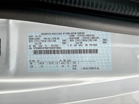 New 2026 Ford E-350 and Econoline 350 Super Duty w/ Power Equipment Group image 8