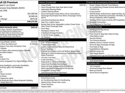 Used 2018 Audi Q5 2.0T Premium w/ Convenience Package image 13