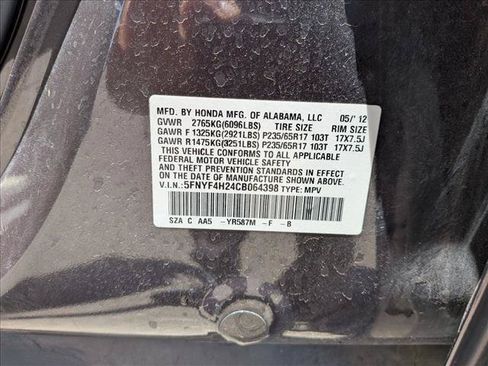 Used 2012 Honda Pilot LX image 15
