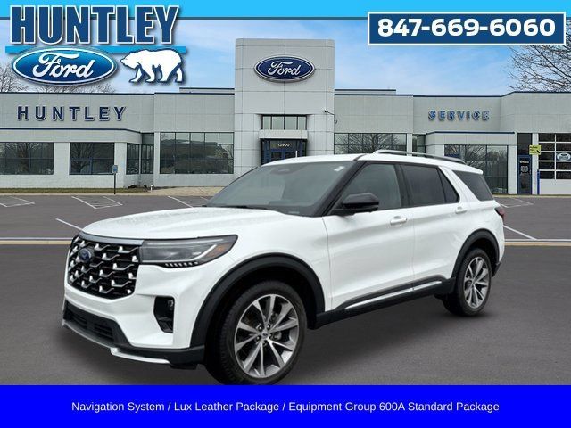 Certified 2025 Ford Explorer Platinum w/ Ultimate Package AWD/4WD image 1