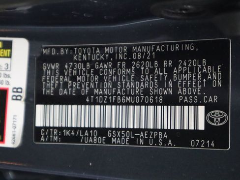 Used 2021 Toyota Avalon Limited w/ Advanced Safety Package image 36