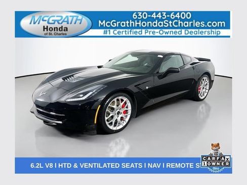 Used 2015 Chevrolet Corvette Stingray Coupe w/ 3LT Preferred Equipment Group RWD image 1