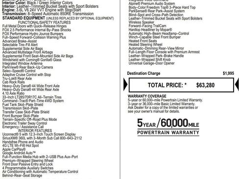 New 2026 Jeep Gladiator Mojave AWD/4WD image 2
