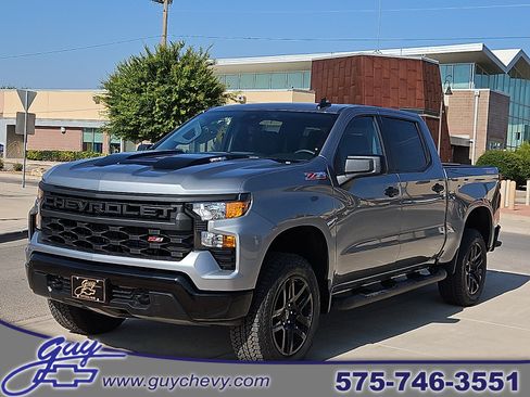 New 2026 Chevrolet Silverado 1500 Custom Trail Boss w/ Turbomax Blackout Package AWD/4WD image 1