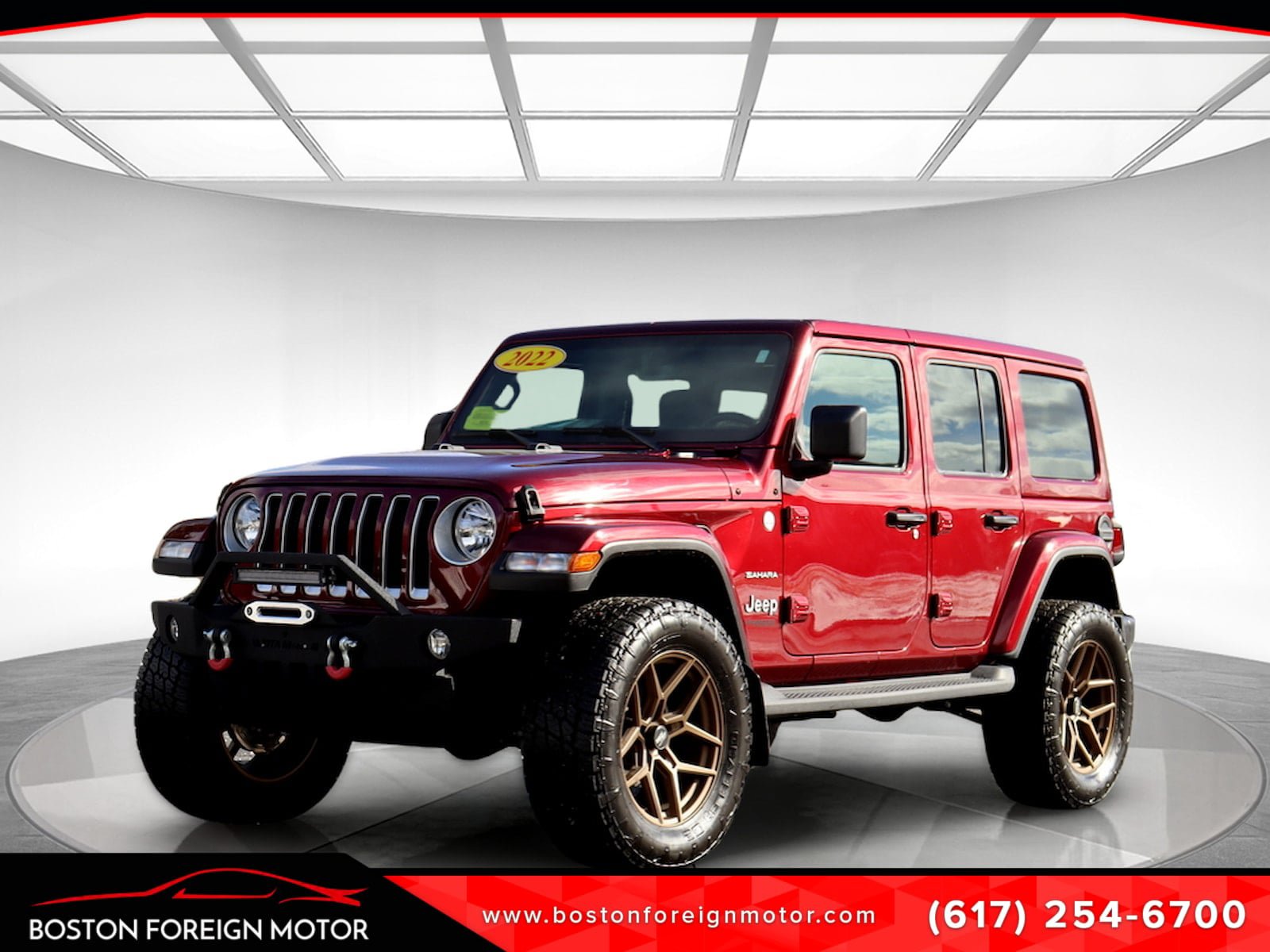 Used 2022 Jeep Wrangler Unlimited Sahara w/ Cold Weather Group AWD/4WD image 1