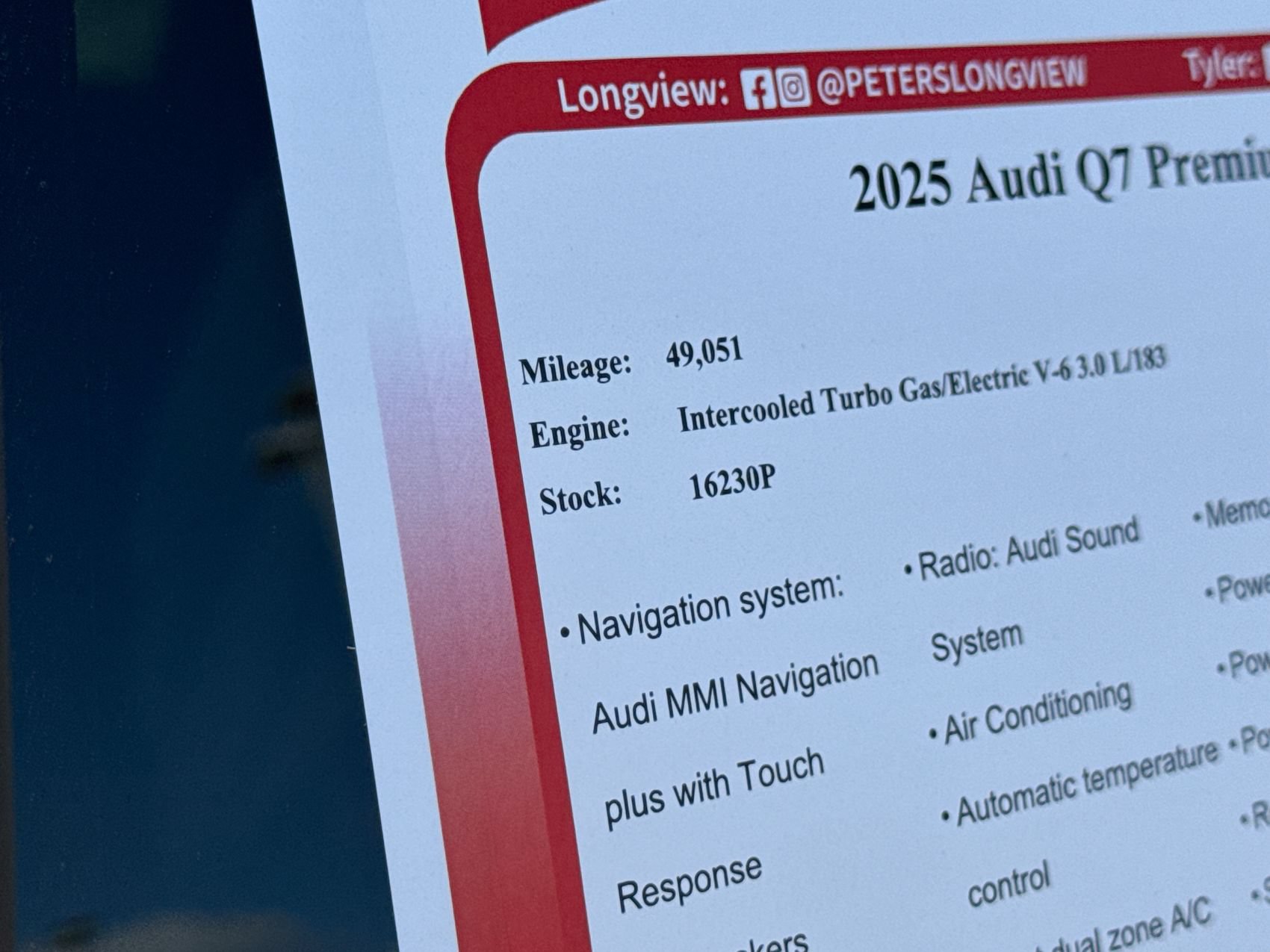Used 2025 Audi Q7 3.0T Premium Plus AWD/4WD image 27
