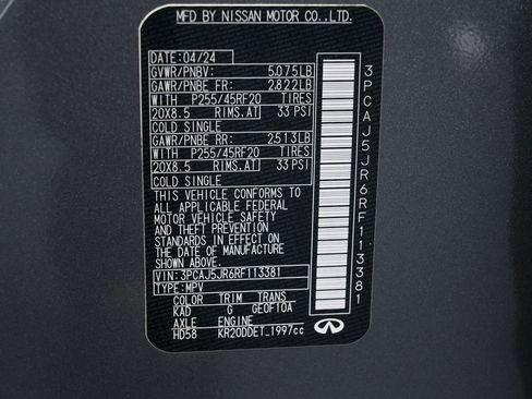 Used 2024 INFINITI QX55 Luxe w/ Cargo Package image 20