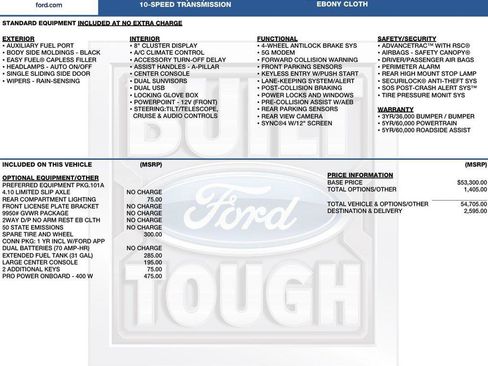 New 2027 Ford Transit 350 148 Medium Roof RWD image 2