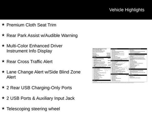 Used 2024 Chevrolet Equinox LS w/ LS Convenience Package AWD/4WD image 8
