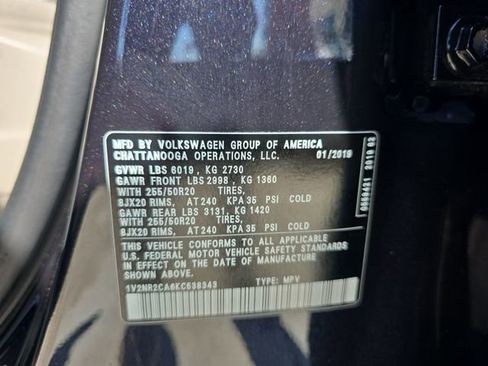 Used 2019 Volkswagen Atlas SEL Premium AWD/4WD image 22