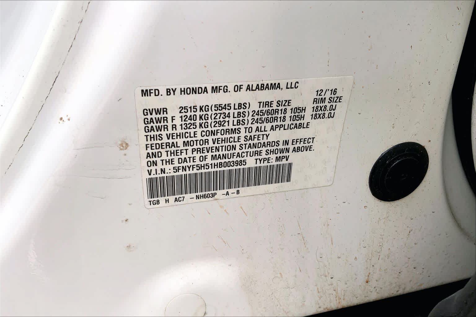 Used 2017 Honda Pilot EX-L image 34