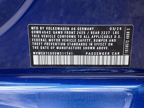 Used 2025 Volkswagen Golf w/ Euro Style Package AWD/4WD image 13