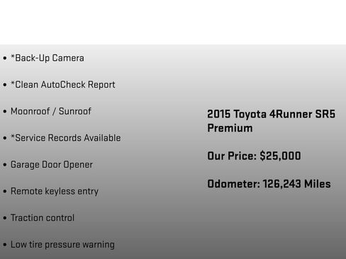 Used 2015 Toyota 4Runner SR5 Premium image 12