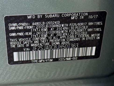 Used 2018 Subaru Forester 2.5i Premium image 25