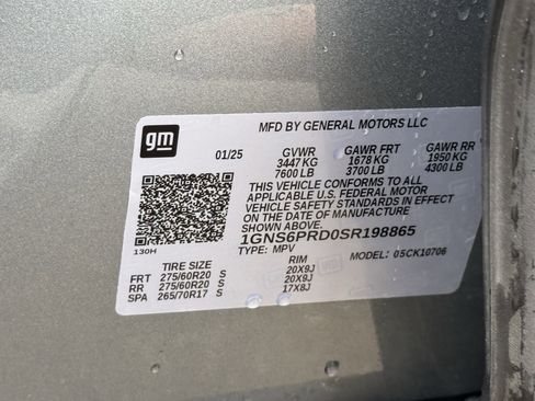 Used 2025 Chevrolet Tahoe Z71 image 32