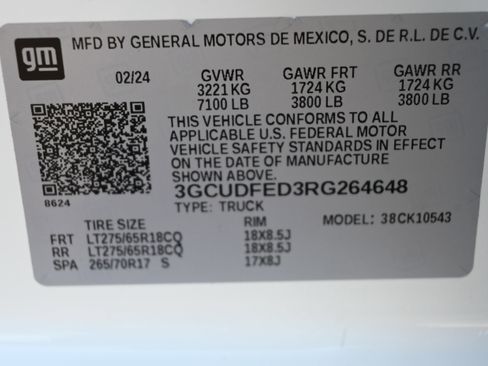 Used 2024 Chevrolet Silverado 1500 LT Trail Boss w/ Protection Package AWD/4WD image 34