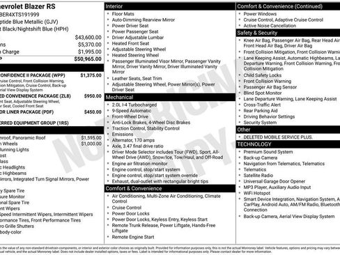 New 2026 Chevrolet Blazer RS w/ Driver Confidence II Package FWD image 11