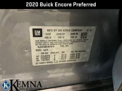 Used 2020 Buick Encore Preferred w/ Safety Package image 31