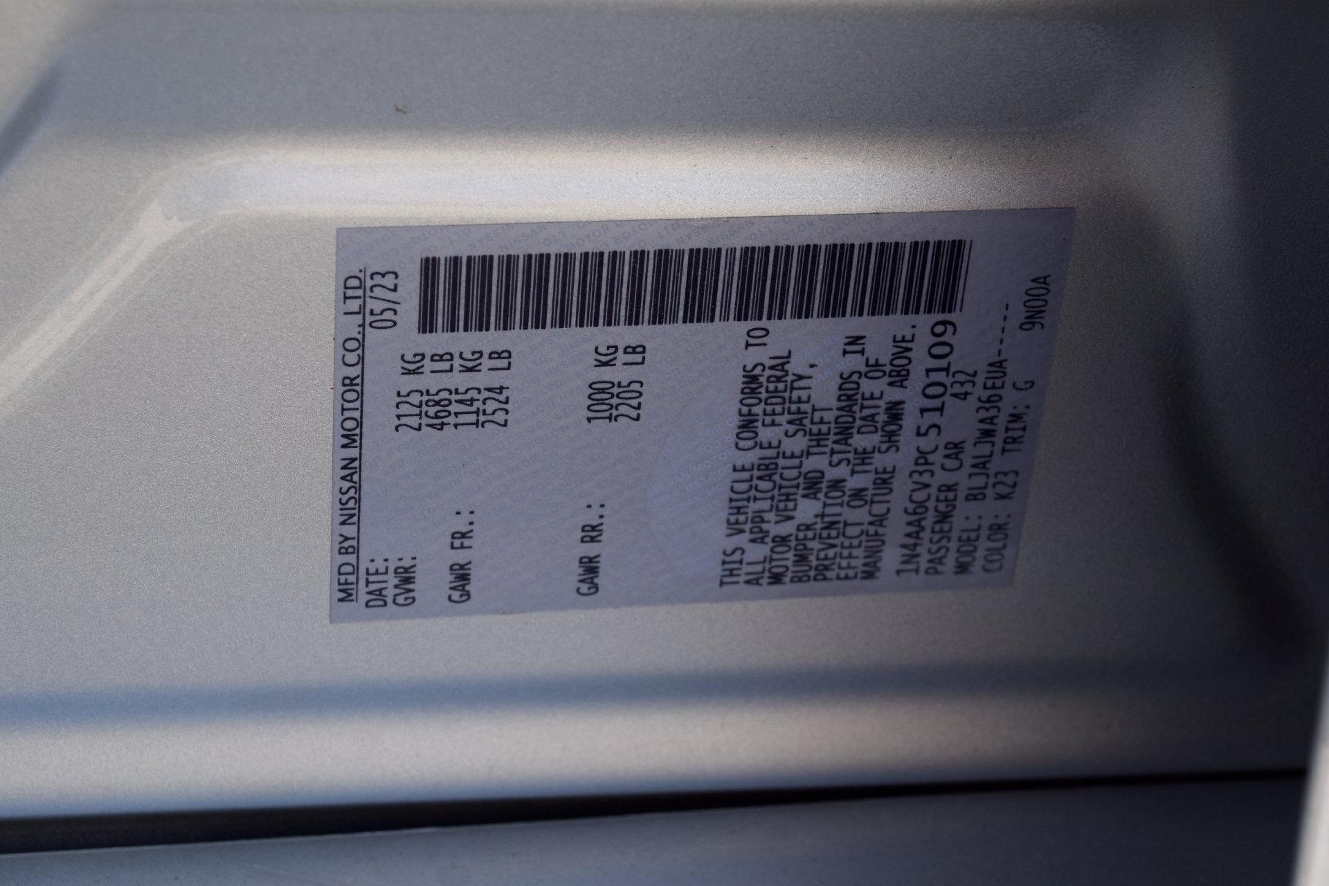 Used 2023 Nissan Maxima SV w/ Floor Mat Group FWD image 27