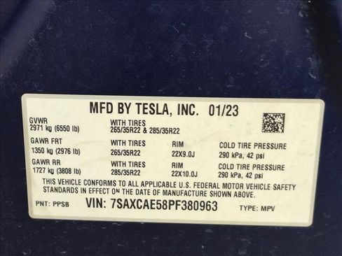 Used 2023 Tesla Model X AWD/4WD image 15