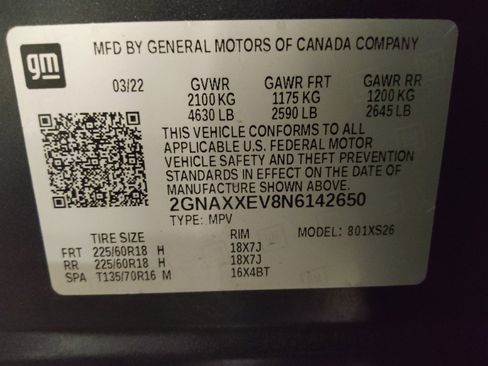 Used 2022 Chevrolet Equinox Premier AWD/4WD image 33