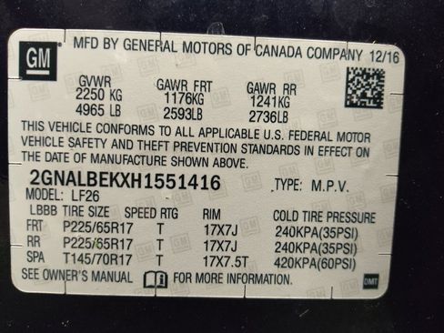 Used 2017 Chevrolet Equinox LS FWD image 33