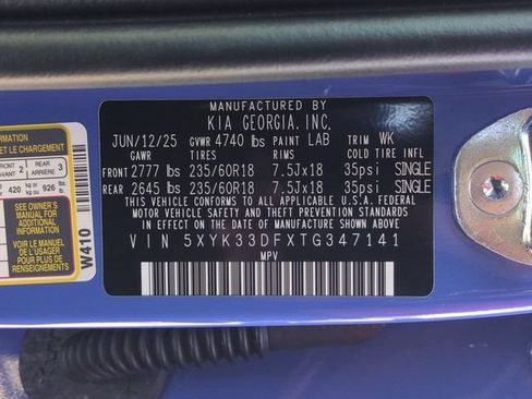 Certified 2026 Kia Sportage EX w/ EX Panorama Roof Package FWD image 35
