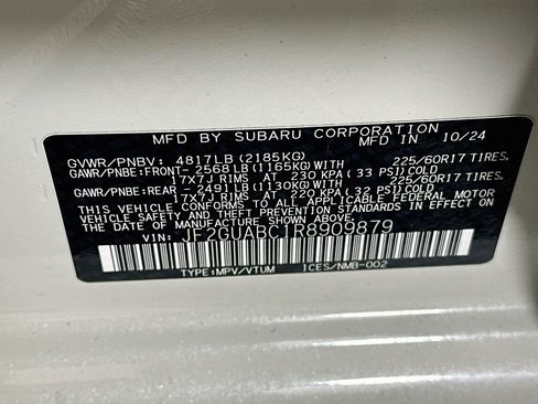 Used 2024 Subaru Crosstrek 2.0i AWD/4WD image 12