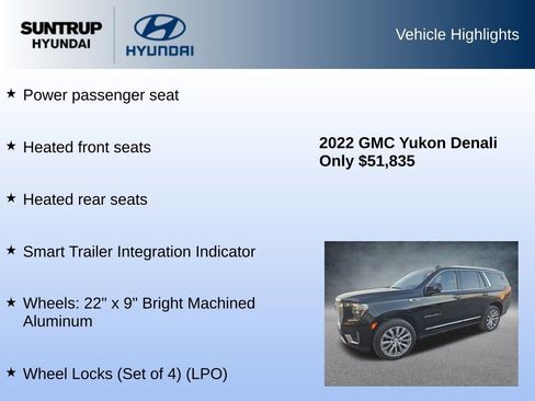 Used 2022 GMC Yukon Denali w/ Denali Premium Package image 44