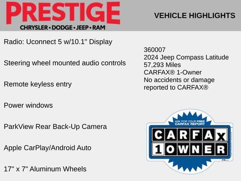 Used 2024 Jeep Compass Latitude image 2