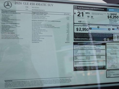 New 2026 Mercedes-Benz GLE 450 4MATIC image 36