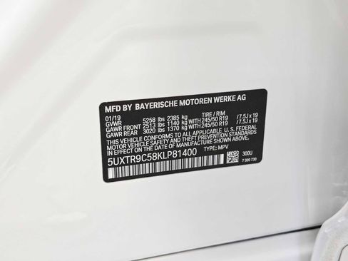 Used 2019 BMW X3 xDrive30i w/ M Sport Package 2 image 30