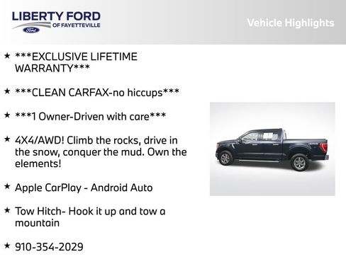 Used 2022 Ford F150 XLT w/ Equipment Group 302A High image 5