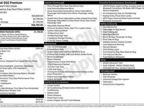 Used 2022 Audi SQ5 Premium w/ Convenience Package image 5