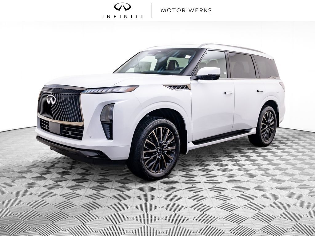 New 2027 INFINITI QX80 Autograph w/ Premium Cargo Package AWD/4WD 360° Tour