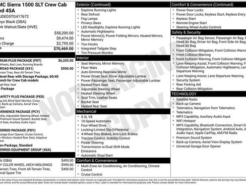 New 2026 GMC Sierra 1500 SLT w/ SLT Premium Plus Package AWD/4WD image 18