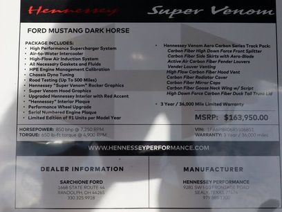 Used 2024 Ford Mustang Dark Horse w/ Dark Horse Handlin Package