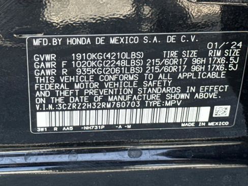 Used 2024 Honda HR-V LX image 30