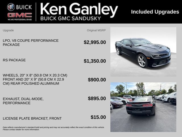 Used 2015 Chevrolet Camaro SS RWD image 6
